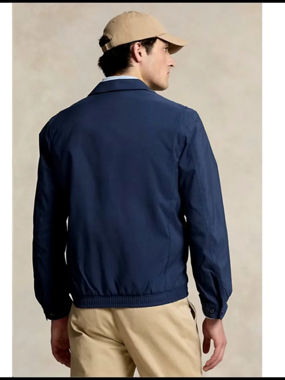 Men's Polo Ralph Lauren Harrington Bi Swing Jacket-Size 2XB BIG (Navy)